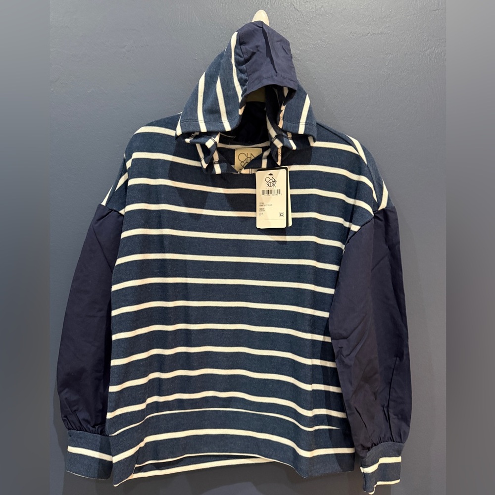 Chaser hooded sweater jacket pullover size small  NWT